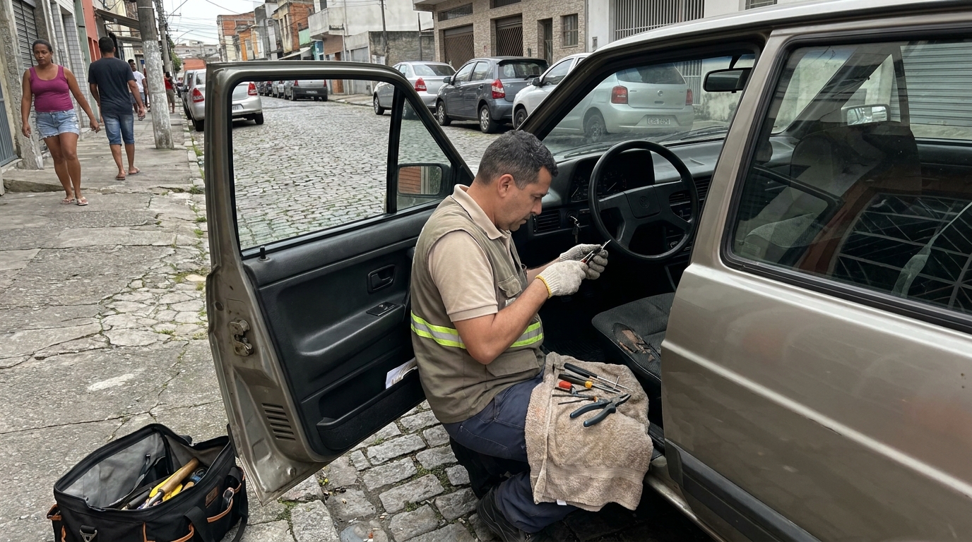 Extração de Chave Quebrada em Juiz de Fora‑MG